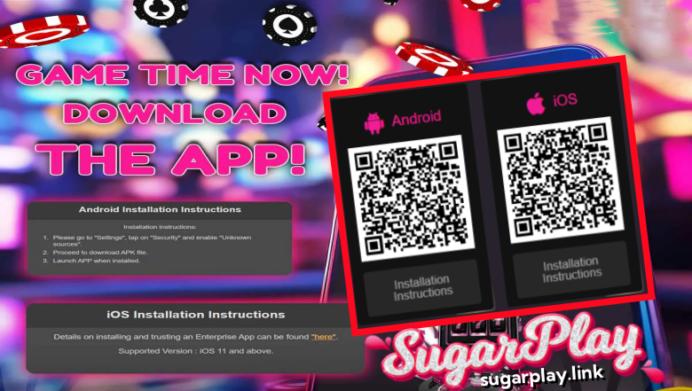 Download Sugarplay App for Free Bonus